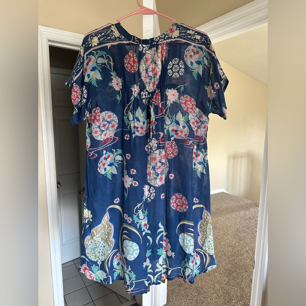 Johnny Was Ruched Dress/Tunic - Picture 2 of 4